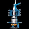 aviation modèle de port spatial navette spatiale centre de lancement de fusée construction blocs de construction vaisseau spatial enfants briques jouets créatifs