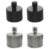 Microphone Screw 4 Pcs Thread Adapter Camera Tripod Tripods for Cameras Aluminum Alloy