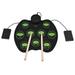 Btuty Digital Electronic Drum Set 9 Pads 2 Pedals Roll-Sensitive Practice Kit for Kids Beginners No Speakers
