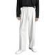 Homme pantalon de costume Pantalon Pantalon plissé Pantalon de costume Plissé Jambe droite Plein du quotidien Vêtement de rue Mode Classique Ample Noir Blanche