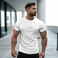 chemise 100% coton pour hommes lignes / vagues t-shirt graphique t-shirt haut de la mode chemise classique à manches courtes confortable noir blanc t-shirt vacances de rue vêtements de créateurs de mode d'été