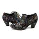 Femme Chaussures à Talons Escarpins Grandes Tailles Chaussures faites à la main du quotidien Floral Broderie Fermeture Fleur Talon Plat Bout pointu Rétro Vintage Décontractées Confort Cuir Fermeture