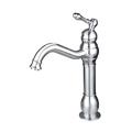 Mitigeur d'évier de salle de bain monté sur le pont, robinets de lavabo pivotants à 360 degrés, mitigeur rose, robinet électrolytique monotrou avec eau chaude et froide or/noir/or brossé/laiton/nickel rustique