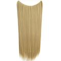 24 pouces 50 grammes 100 grammes extension de cheveux synthétiques couleur progressive brun gris blond chaîne halo extensions de postiches