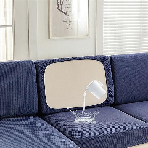 Housse de canapé imperméable pour coussin de siège de canapé pour chien, housse de canapé sectionnelle pour causeuse, rouge bordeaux en forme de L, 3 places, fauteuil, protecteur de canapé durable