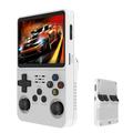 data frog r36s console de jeu vidéo portable rétro système Linux écran IPS de 3,5 pouces lecteur vidéo de poche portable jeux 64 Go, cadeaux de fête d'anniversaire de Noël pour amis et enfants