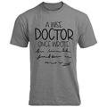 chemise graphique pour hommes lettre noir gris clair bleu foncé tee-shirt en coton mélangé sport classique à manches courtes confortable en plein air t-shirt sans réponse anniversaire sage médecin