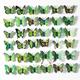 200 pièces 6 cm simulation papillon scène mise en page accessoires papillon accessoires stickers muraux décoration de la maison artisanat