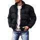 Homme Manteau d'hiver Veste d'Hiver Doudoune Gilet Poche Poche zippée Sortie Casual Quotidien Randonnée Coupe Vent Chaud Hiver Couleur monochrome Noir Rouge Gris clair Vert Véronèse Doudoune