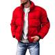 Homme Manteau d'hiver Veste d'Hiver Doudoune Gilet Poche Poche zippée Sortie Casual Quotidien Randonnée Coupe Vent Chaud Hiver Couleur monochrome Noir Rouge Gris clair Vert Véronèse Doudoune