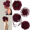 4 pièces chignon en désordre postiche faux chignon chignon désordonné chouchou cheveux pièces pour chignons chignon perruque extensions de cheveux pièces pour les femmes