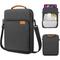 ordinateur portable sacs à bandoulière étui pour tablette compatible avec macbook air pro hp dell lenovo asus chromebook ordinateur portable mallette de transport pour ordinateur portable sac de