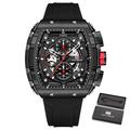 Montre de sport à quartz MINI FOCUS pour hommes chronographe calendrier lumineux montre militaire pour hommes marque de luxe bracelet en silicone étanche