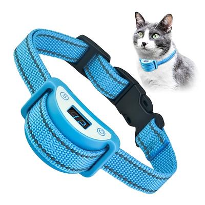 les chats empêchent les miaulements de collier anti-aboiement conçu pour les chiens, collier anti-aboiement automatique, vibration sonore et choc 3 modes de fonctionnement pour étanche et rechargeable
