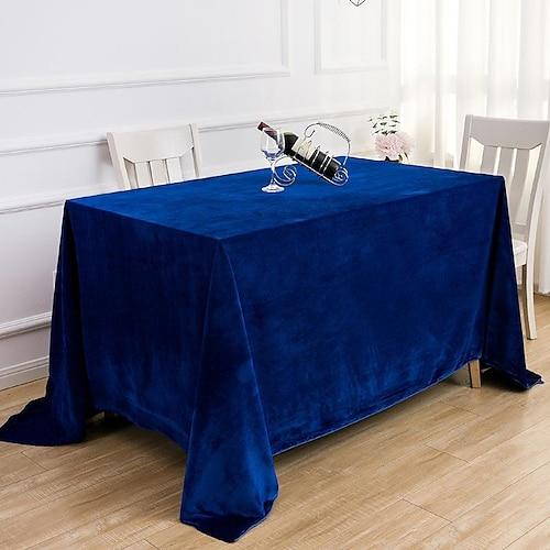 nappe en velours nappe noire de ferme nappe de printemps ronde couverture de table en tissu d'extérieur rectangle ovale pour pique-nique, mariage, salle à manger, Pâques, cuisine