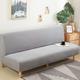 Housse de canapé futon extensible housse verte canapé élastique blanc gris uni canapé sans bras protecteur de meubles solide doux durable lavable