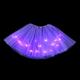 Enfants Fille Jupe violet foncé Rose Dragée Violet Couleur Pleine Transparent LED Soirée basique