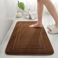 1 tapis de bain en mousse à mémoire de forme, tapis de bain antidérapant, tapis antidérapant pour salle de bain, tapis de sol absorbant antidérapant, tapis de pied de salle de bain lavable en machine,