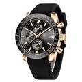 Montres à quartz BENYAR pour hommes Montre chronographe Mouvement analogique à quartz Montre de designer sportive élégante 30M Étanche Cadeau élégant pour hommes