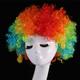 drôle de cirque perruques de clown casquettes et mousse nez de clown disco tête explosive perruque bar de danse robe de soirée d'halloween performance décor prop