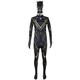 Panthère noire Super-héros Combinaison Morphsuit Homme Femme Cosplay de Film Cosplay Noir Mascarade Masque Costume Zentai