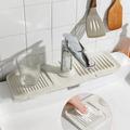 robinet tampon de vidange silicone anti-éclaboussures comptoir de cuisine ménage évier évier lavabo antidérapant tampon de savon