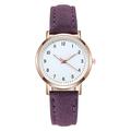 Femmes montre mode casual ceinture en cuir montres lumineuses simples dames petit cadran horloge à quartz robe montres reloj mujer