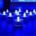 12 pièces étanche submersible mini led lumières thé lumière sous-marine led bougie lampe pour aquarium fête de mariage vase décor