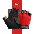 Gants de vélo Les mitaines Doigt moyen Antidérapant Coussin de gel Vestimentaire Protectif Gants sport Cyclisme sur Route Camping / Randonnée Moto Bleu Ciel Rose Dragée Orange noir pour Adultes