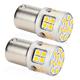 2 pièces 1156 p21w led ba15s py21w ampoule 12v 30smd 1157 bay15d p21/5w led pour clignotant arrière