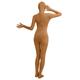 Combinaison Morphsuit Combinaison-pantalon Costume de peau Adulte Lycra Costumes de Cosplay Mode Genre Homme Femme Couleur Pleine Mode Carnaval Mascarade