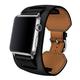 Bracelet Compatible avec Apple iWatch 49 mm 45 mm 44 mm 42 mm 41 mm 40 mm 38 mm Série Ultra SE 8 7 6 5 4 3 2 1 pour Montre intelligente Sangle Bracelet Vrai Cuir Homme Luxe bracelet