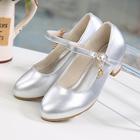 chaussures habillées Mary Jane en cuir verni pour fille avec bride à la cheville chaussures de fête et formelles élégantes