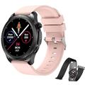 iMosi E420 Montre intelligente 1.39 pouce Smartwatch Montre Connectée Bluetooth ECG PPG Surveillance de la température Podomètre Compatible avec Android iOS Femme Hommes Longue Veille Imperméable