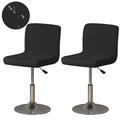 Lot de 2 housses de tabouret de bar extensibles bordeaux, housse de tabouret de bar pivotante carrée, housse de chaise pour salle à manger, housse de siège de café, protection antidérapante
