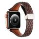 Lien en cuir Compatible avec Bracelet Apple Watch 38mm 40mm 41mm 42mm 44mm 45mm 49mm Robuste Fermoir magnétique Luxe Vrai Cuir Bracelet de remplacement pour iwatch Ultra 2 Series 9 8 7 SE 6 5 4 3 2 1