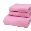 Ensemble de serviettes de bain de luxe – 3 serviettes de bain 100 % coton, séchage rapide, extra absorbantes, super douces, 1 serviette à main, 1 gant de toilette, 1 serviette de bain.