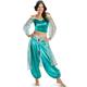 Princesse Jasmine Costume de Cosplay Costume de danse du ventre Adulte Femme Déguisement Sexy Carnaval Soirée Halloween Carnaval mardi Gras Déguisements d'Halloween faciles