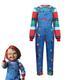 Chucky Déguisements Thème Film / TV Mariée de Chucky Costume de Cosplay Tenue Homme Femme Garçon Cosplay de Film Déguisement Cosplay Halloween Bleu Mascarade Collant / Combinaison Haut