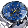 Montre mécanique FORSINING pour hommes Montre de marque Top Montre militaire de sport étanche trois cadrans calendrier luminous automatique auto-remontante Montre mécanique en acier inoxydable