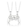 aimant collier console de jeu poignée couple collier une paire de pierres aimantes personnalisé hommes et femmes saint valentin collier cadeau