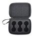 Toudaret Golf Ball Holder Golf Accessory Bag Golf Accessories Case Eva Hard Shell Storage Bag Organizer for Golf Balls Tees Repair Divot Tools Golf Hat Clip