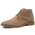 Homme Bottes Chaussures habillées Bottes de Combat Bottines Chelsea Bottes Chukka Rétro Vintage Entreprise Classique du quotidien Bureau et carrière Daim Bottine / Demi Botte Lacet Noir Marron Kaki