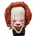 Il Pennywise Clown tueur Masque Adulte Unisexe Horreur Déguisement effrayant Halloween Carnaval mardi Gras Déguisements d'Halloween faciles