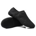 Femme Chaussures de Jazz Chaussures de danse Entraînement Professionnel Deli-pointes Talon Plat Bout rond Mocassins A enfiler Adulte Enfant Noir gris foncé Chameau