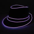 Chapeau lumineux gentleman performance chapeau led lueur chapeau haut de forme fête cadeau anniversaire mariage costume noël halloween fournitures