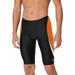 Speedo Men s Edge Splice Jammer Swimsuit (Black/Orange 24)