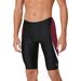 Speedo Men s Edge Splice Jammer Swimsuit (Black/Maroon 28)