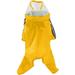 KANY Dog Raincoat Pet Raincoat Waterproof Windproof Jacket Raincoat Body Covered with Hood Double Waterproof Raincoat Bear-Shaped Pet Dog Hooded Cape Large Dog Raincoat (Yellow M)