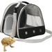 Bearded Dragon Travel Carrier Lizards Carrier Small Animal Travel Carrier for Sugar Glider Hedgehog Rat Parrot Bird Guinea Pig Portable Guinea Pig Travel Carrier for 2